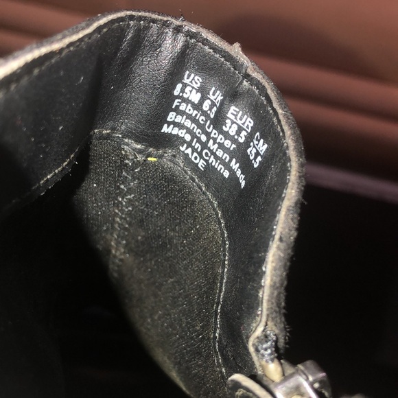 Carlos Santana Suede Open toe heeled boots - Picture 2 of 5